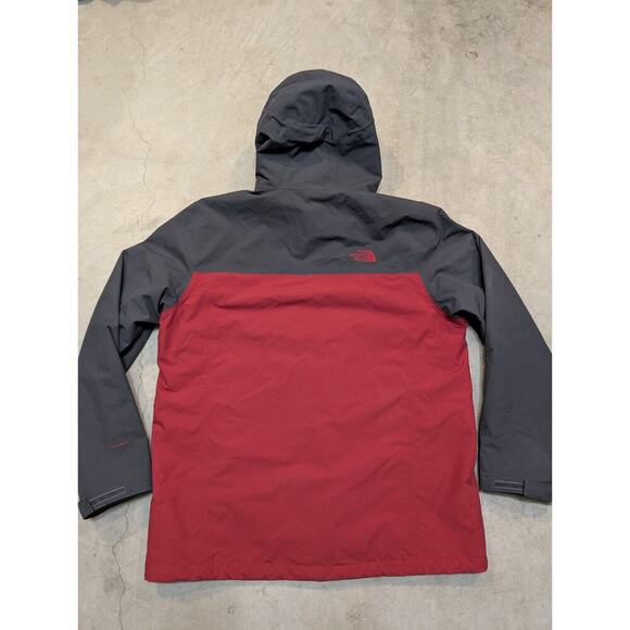 The North Face Atlas Triclimate Jacket Mens L Red Gray Hooded Fleece Liner - Picture 11 of 14